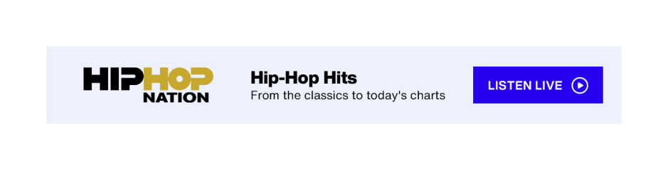 Hip Hop Nation on SiriusXM - Hip-Hop Hits; From the classics to today's charts - Listen Live button