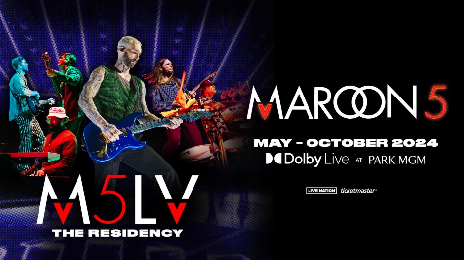 Presale Tickets Maroon 5 'M5LV' Las Vegas Residency 2024