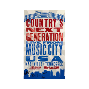 SIGNED The Highway x Hatch Show Print: Country’s Next Generation Poster