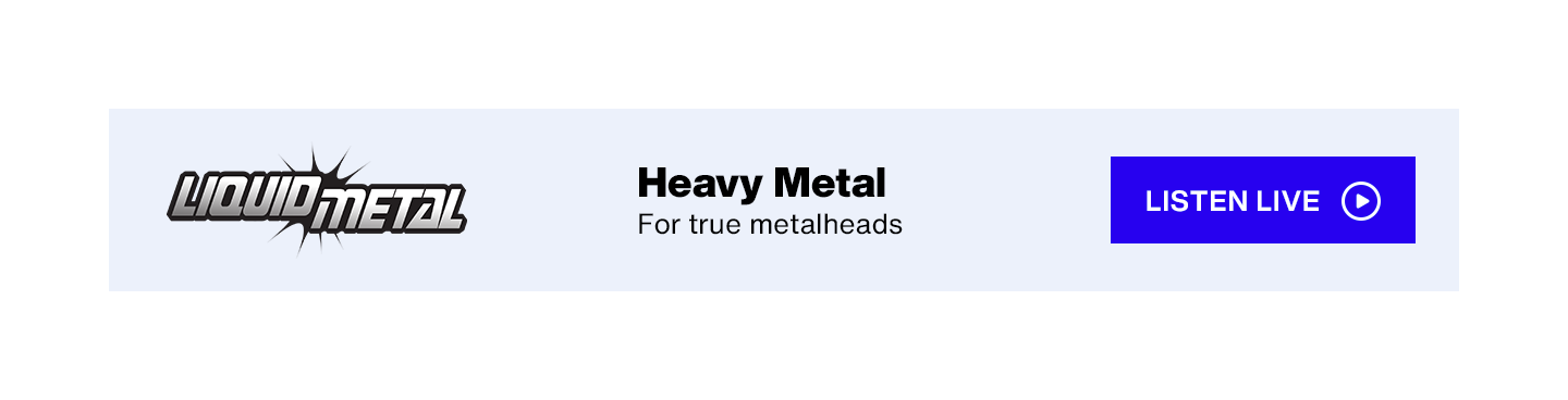 SiriusXM Liquid Metal - Heavy Metal; For true metalheads - Listen Live button