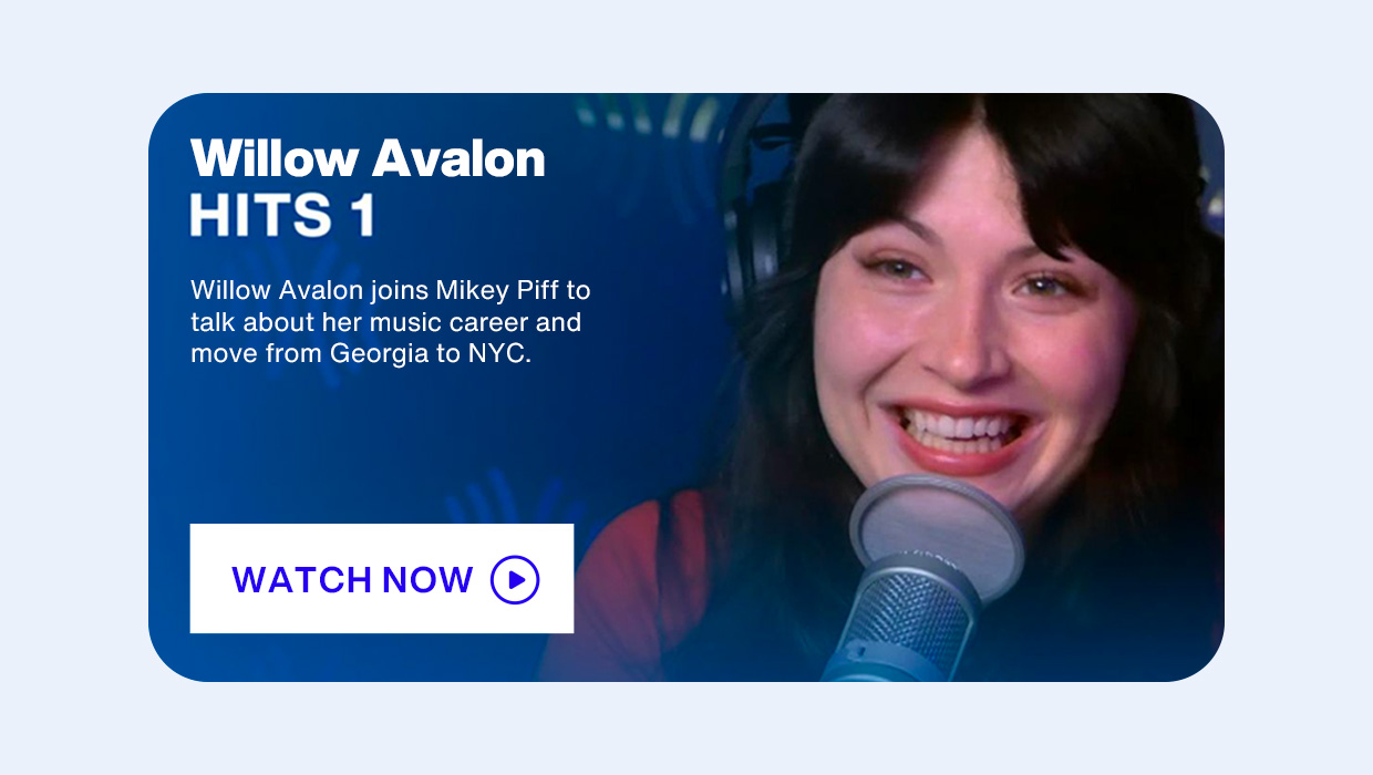 Willow Avalon SiriusXM Hits 1 Interview Watch Now
