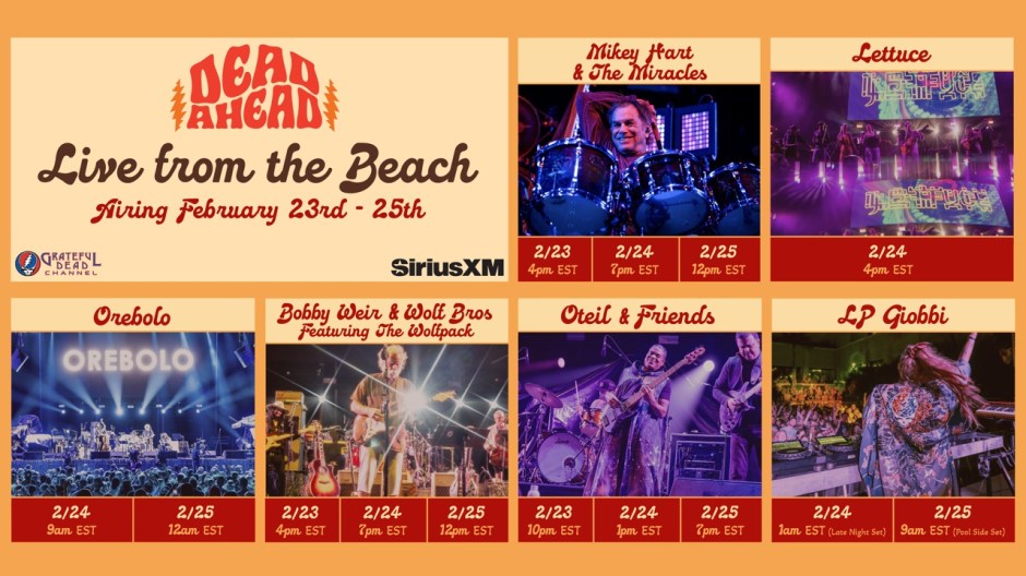 SiriusXM Grateful Dead Channel's Dead Ahead Weekend Schedule