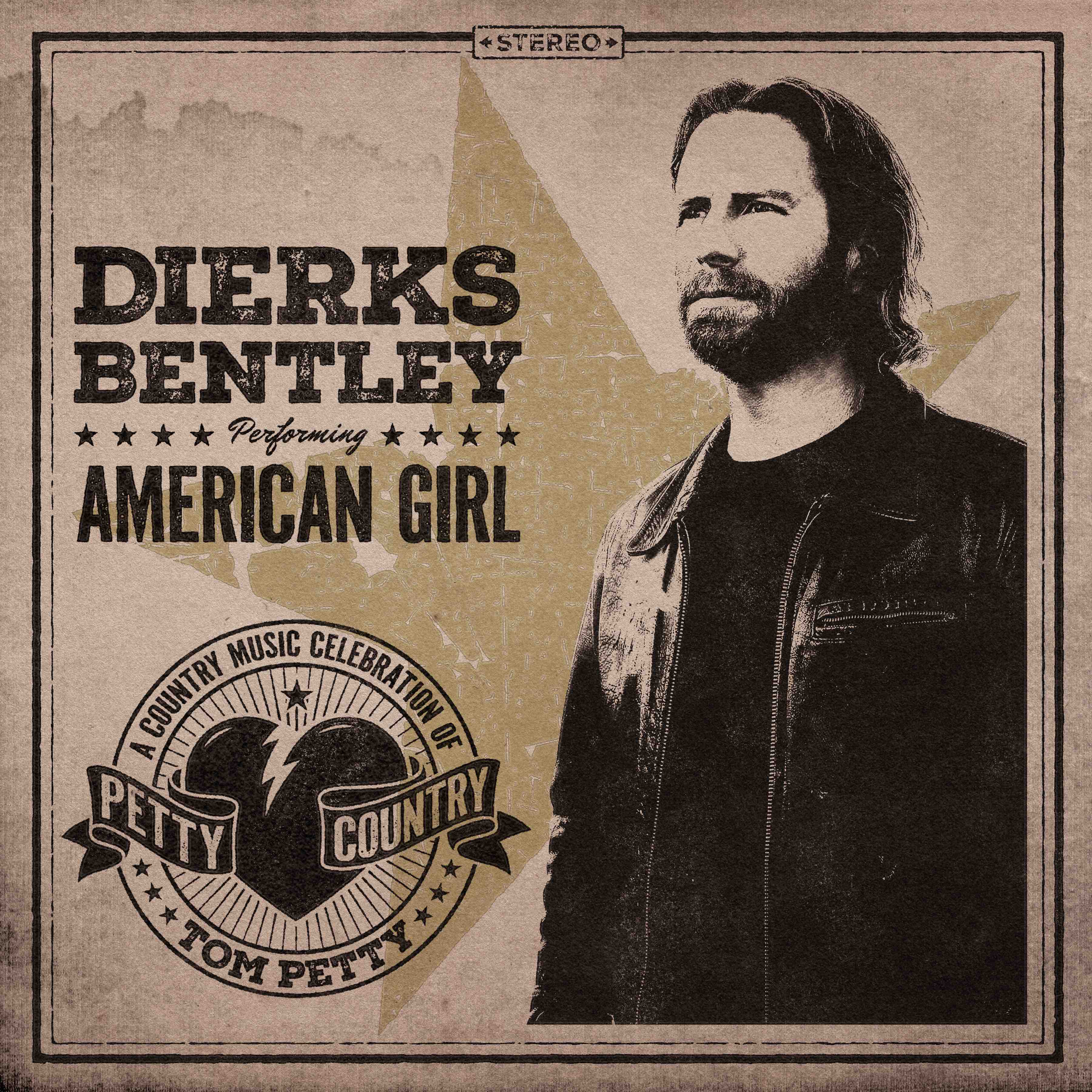 Tom Petty Radio Dierks Bentley On New American Girl Cover   Dierks Bentley American Girl Single Cover Art 