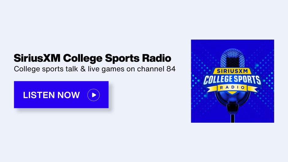 SiriusXM College Sports Radio - College sports talk & live games on channel 84 - Listen Now button