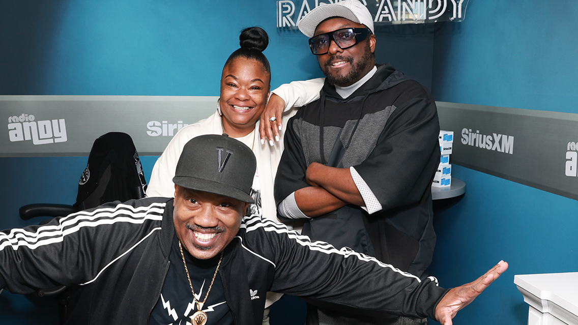will.i.am with roxanne shante at siriusxm