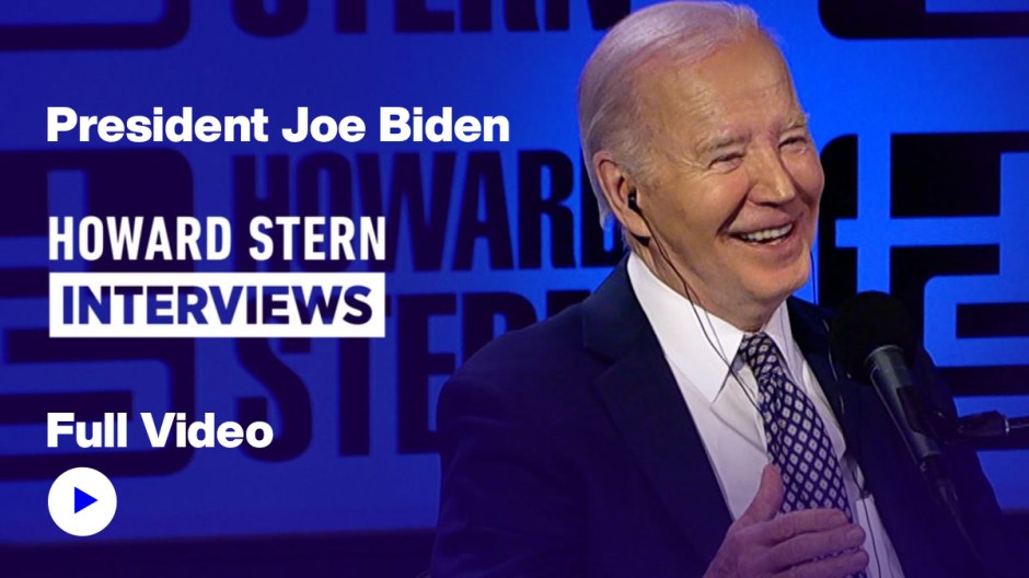 SiriusXM President Joe Biden - Howard Stern Interviews - Full Video - Play Button