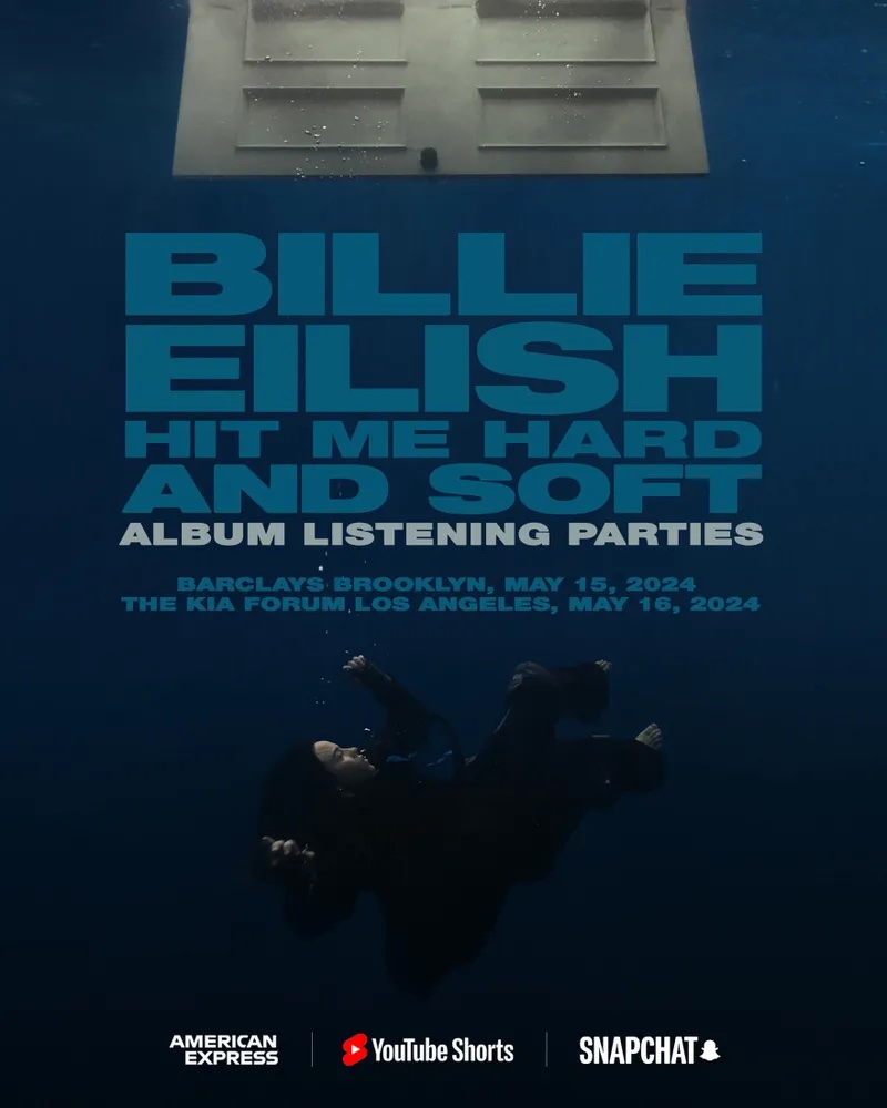 Вечеринки по прослушиванию альбома Billie Eilish Hit Me Hard and Soft