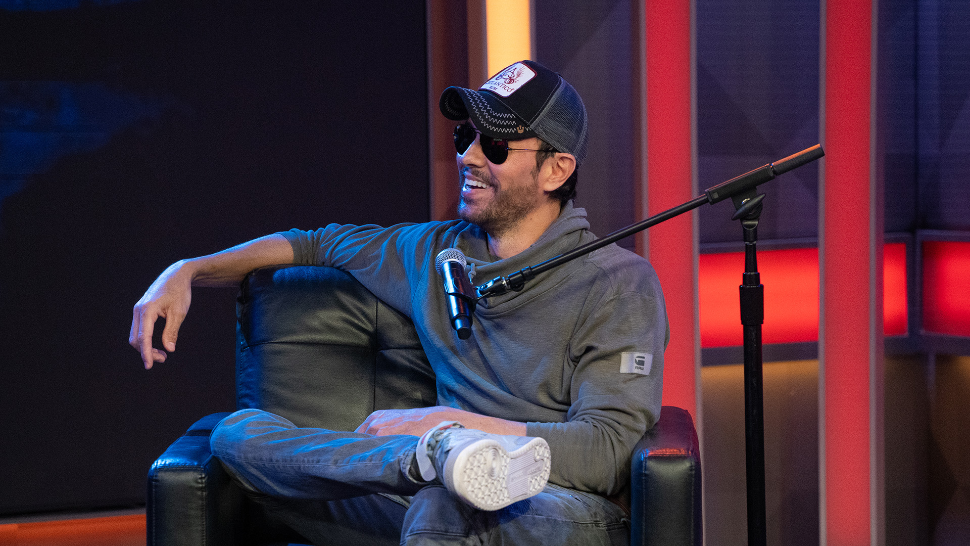 Enrique Iglesias on 'will.i.am Presents the FYI Show' at the SiriusXM Miami Studios - May 2024