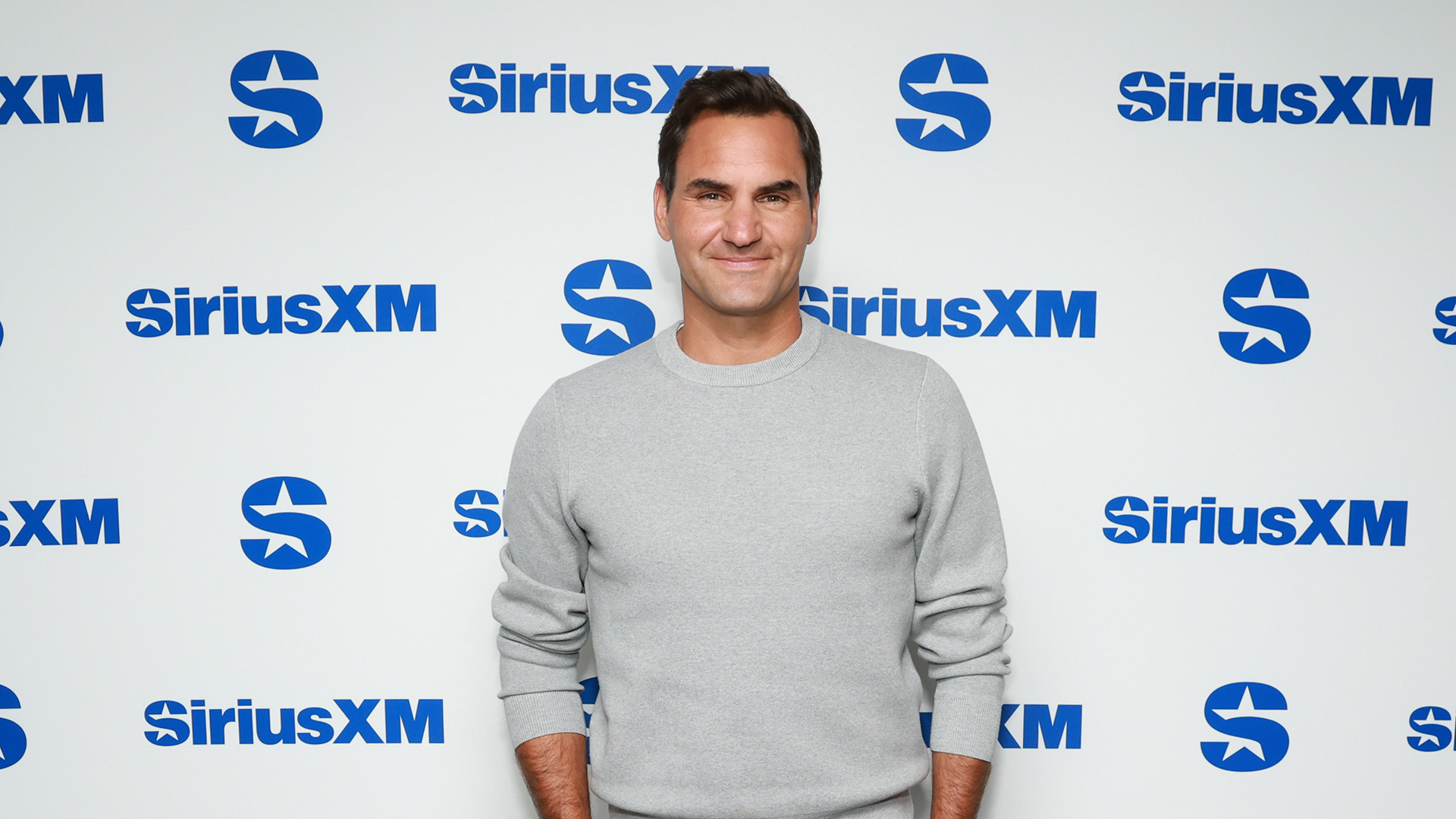 Roger Federer on Mad Dog Sports Radio at the SiriusXM New York City Studios - May 2024