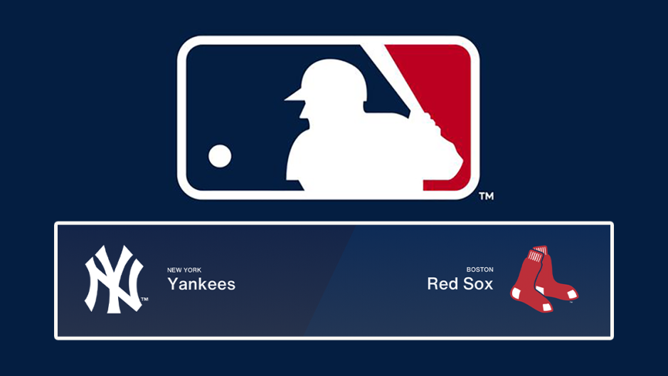 Image for the Yankees Red Sox MLB series airing on SiriusXM.