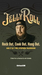 Jelly Roll - Rock Out. Cook Out. Hang Out. - August 17 @ 7pm | Stephen Talkhouse - SiriusXM