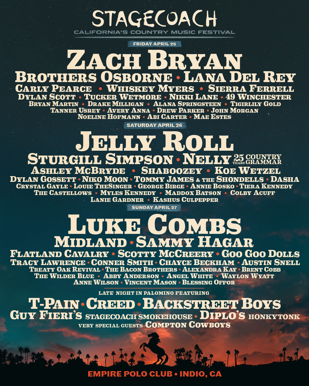Stagecoach 2025 Lineup Revealed on The Highway SiriusXM