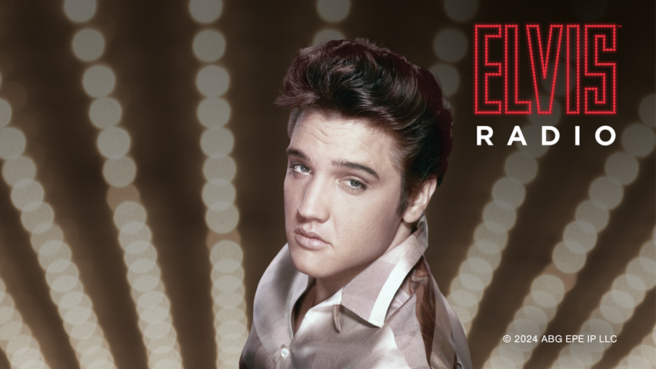 Photo of Elvis Presley for SiriusXM's Elvis Radio.