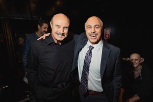 Photo of Dr. Phil and Adam Ray as "Dr. Phil."