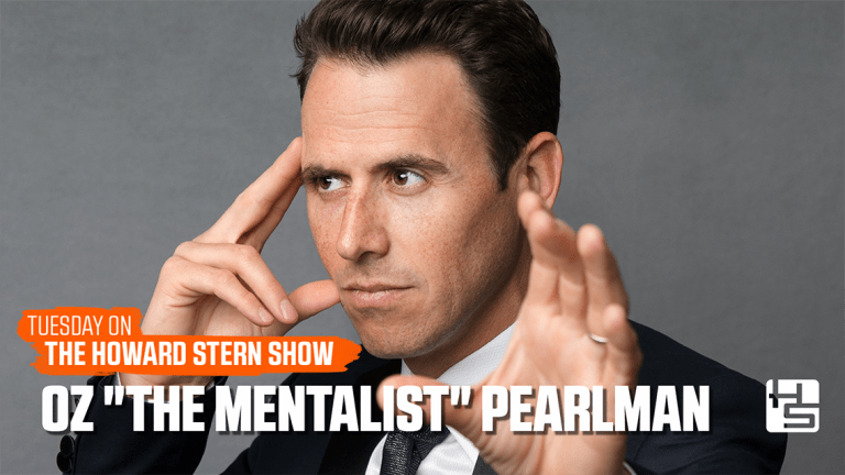 Oz The Mentalist Pearlman Joins ‘The Howard Stern Show’ | SiriusXM