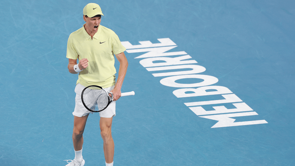 Jannik Sinner vs Zverev in the Australian Open Final.