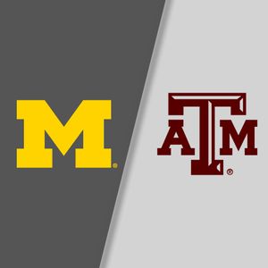 Image of Michigan Texas A&M second round matchup airing on SiriusXM.