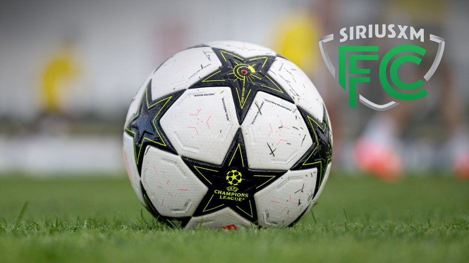 Image for the UEFA Champions League match between Barcelona Inter airing on SiriusXM FC.