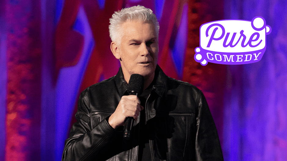 Image of comedian Brian Regan for his special Memorial Day Weekend takeover on SiriusXM's Pure Comedy.