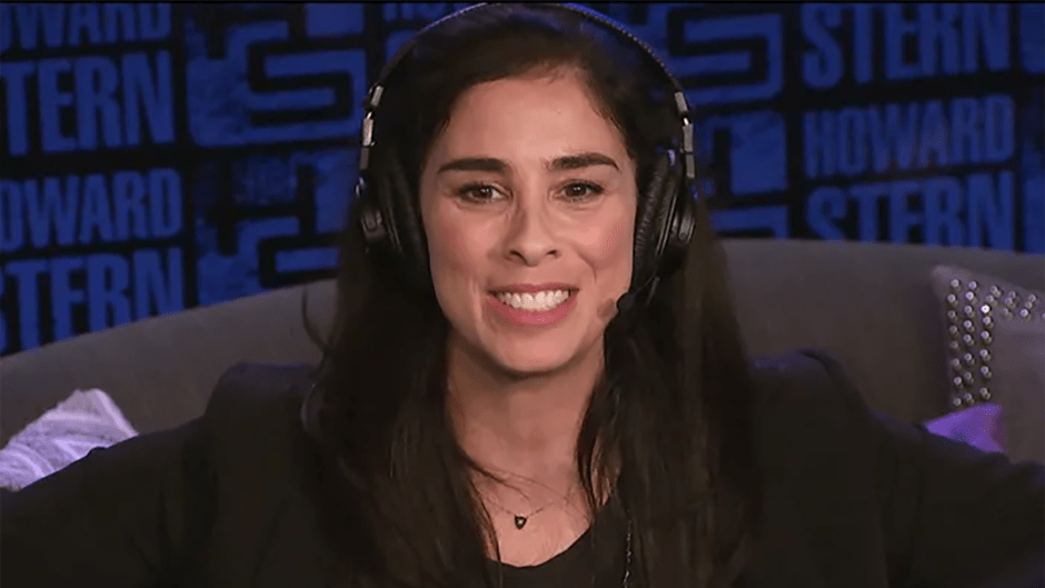 Photo of Sarah Silverman at SiriusXM The Howard Stern Show.
