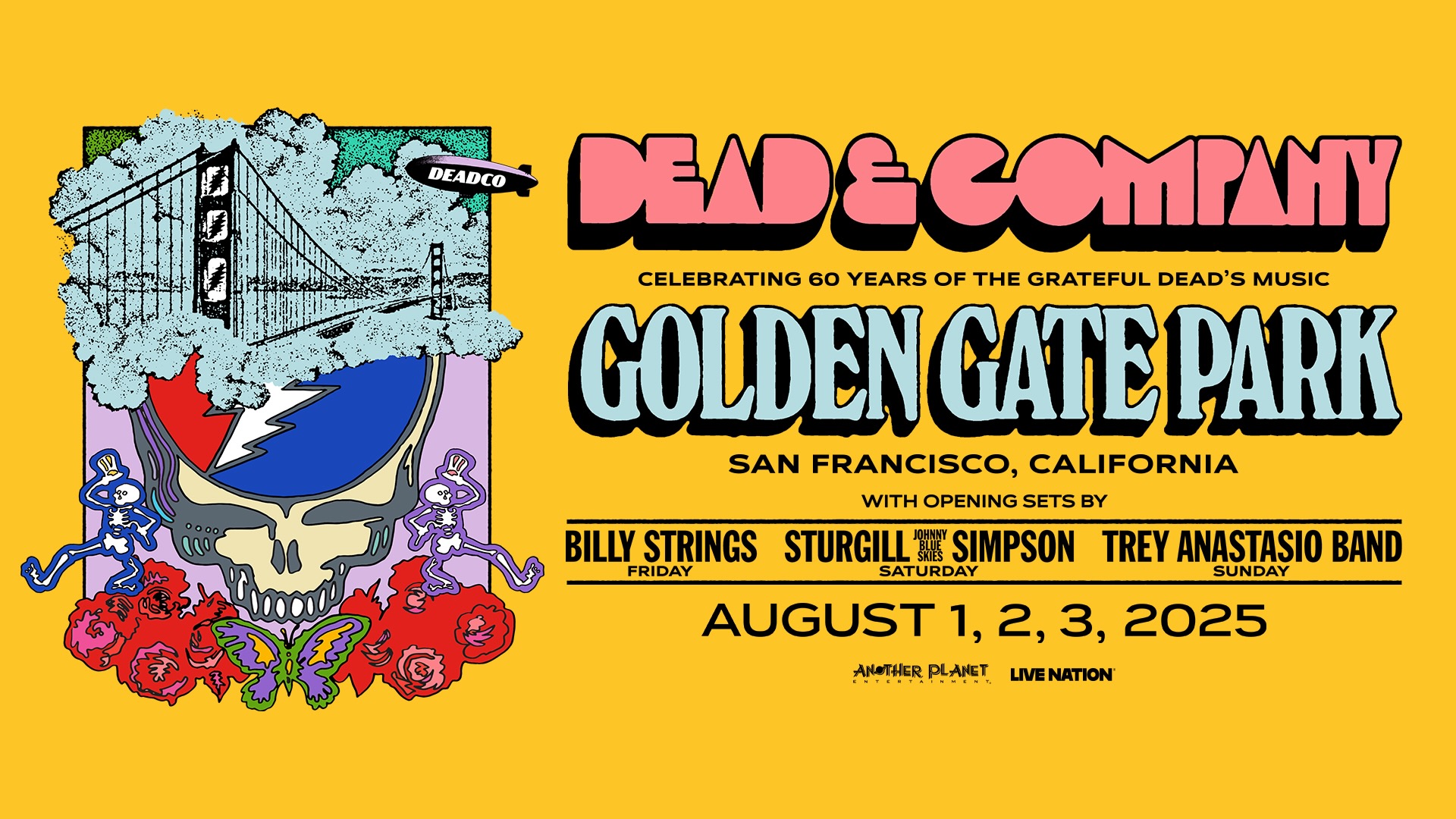 Get Presale Tickets to See Dead & Company in Golden Gate Park in San Francisco