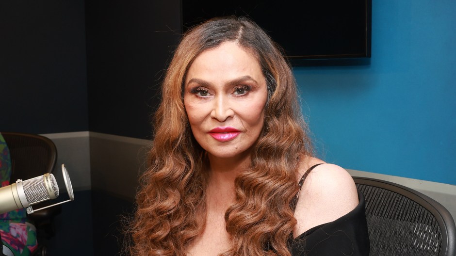 Tina Knowles in the SiriusXM studios for Radio Andy's 