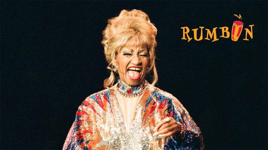Photo of Celia Cruz for her 100th birthday concert on SiriusXM.