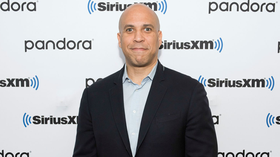 Photo of Cory Booker at SiriusXM Studios.
