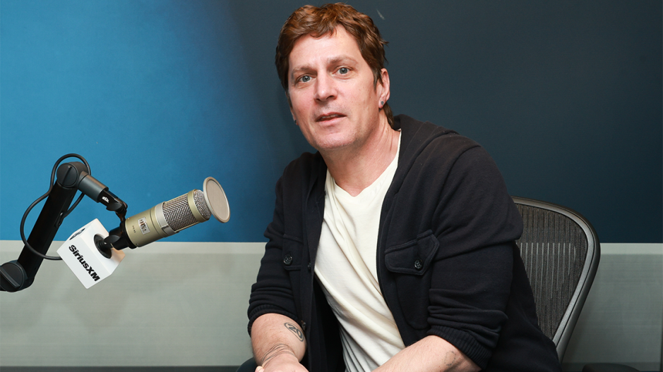 Photo of Matchbox Twenty frontman Rob Thomas at SiriusXM Studios.