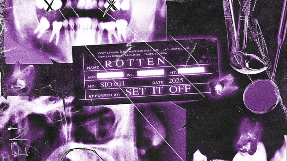 Single art for Set It Off's new song ROTTEN, premiering on SiriusXM's Octane.