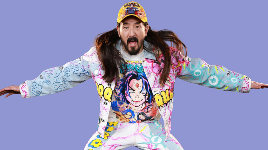 Photo of Steve Aoki at SiriusXM Studios.
