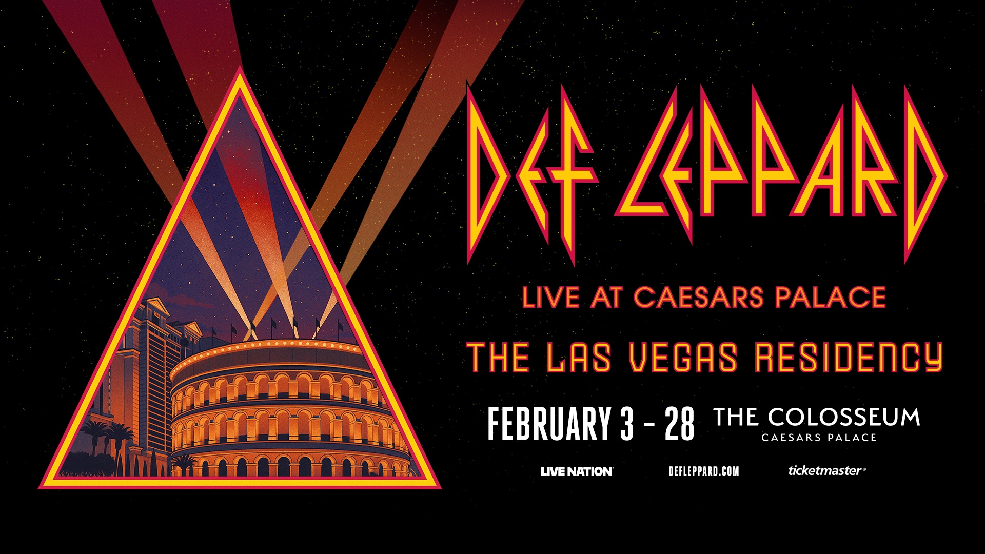 Get Presale Tickets to See Def Leppard: Live at Caesars Palace The Las Vegas Residency