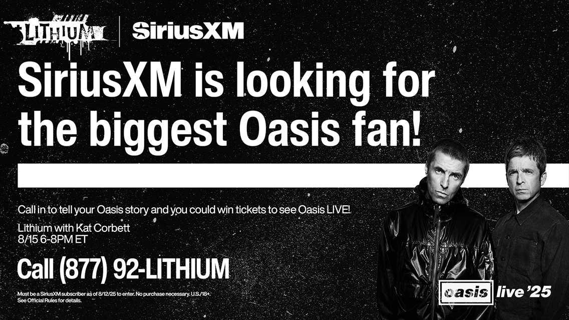 How to Win Oasis Concert Tickets on SiriusXM's Lithium