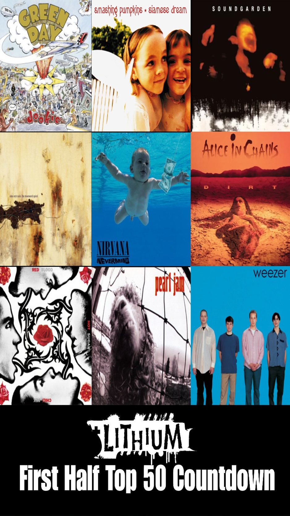 First Half Top 50 Countdown | Lithium on SiriusXM