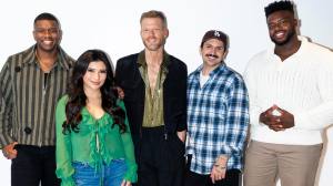 Image of Pentatonix at SiriusXM Studios.