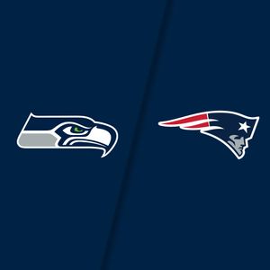 Seahawks vs. Patriots Logos