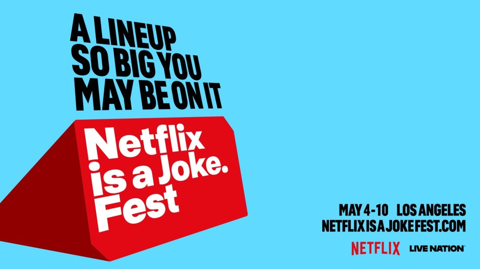 Image for Netflix Is A Joke Fest 2026, airing on SiriusXM.