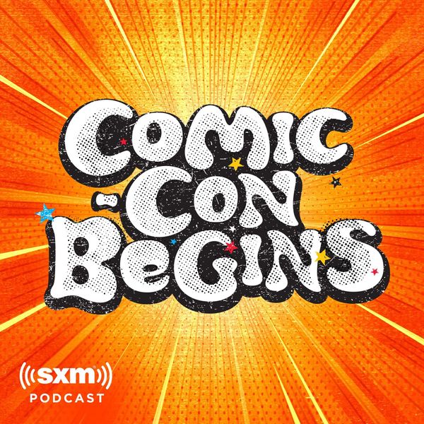Comic Con Begins Podcast Art