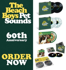 Image of The Beach Boys' Pet Sounds 60th Anniversary edition.