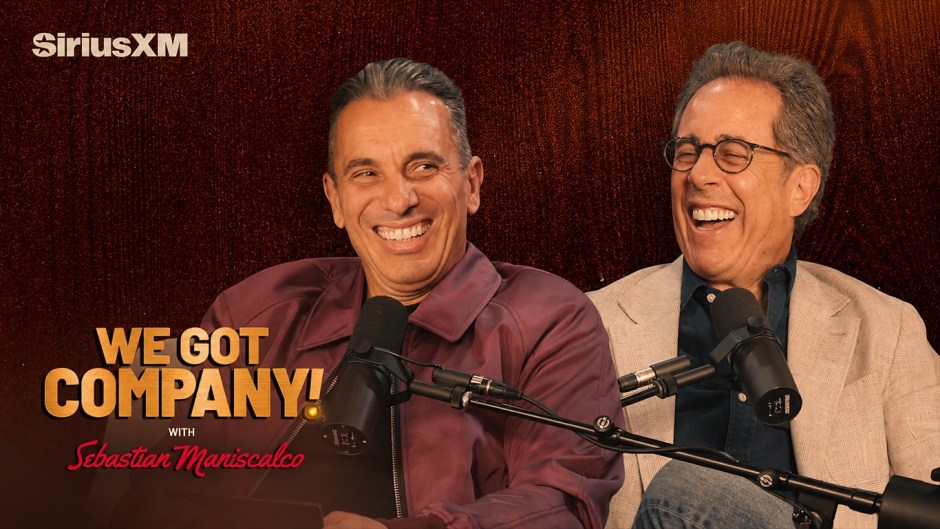 Image for We Got Company With Sebastian Maniscalco, featuring special guest Jerry Seinfeld.