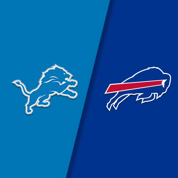 Lions vs. Bills Logos