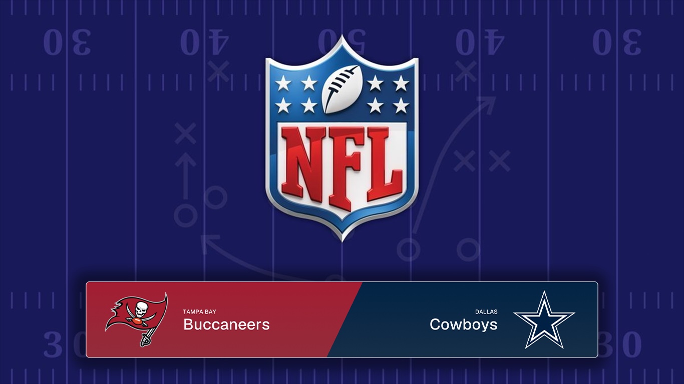 Buccaneers vs. Cowboys: Listen Live to the Thursday Night Football Game on SiriusXM